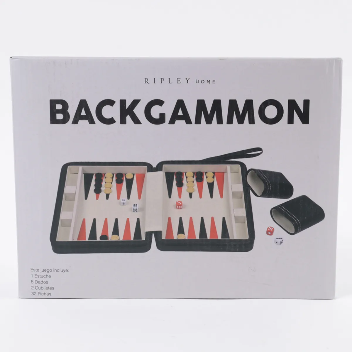 JUEGO DE MESA RIPLEY HOME BACKGAMMON VIAJERO - 1