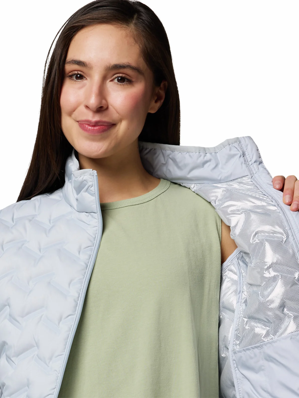 CHAQUETA MUJER COLUMBIA CELESTE DELTA RIDGE - 3