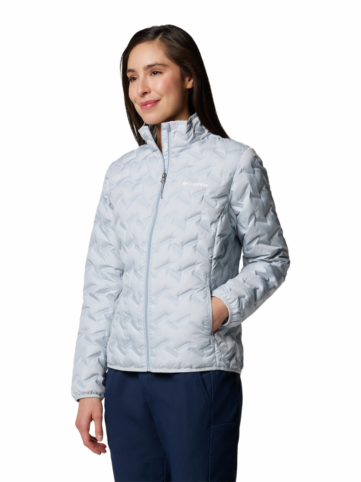 CHAQUETA MUJER COLUMBIA CELESTE DELTA RIDGE - 4
