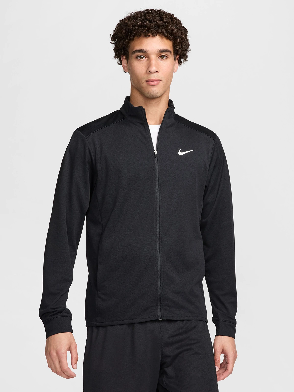 POLERÓN CON CIERRE HOMBRE NIKE FV8962-010 NEGRO TOTALITY - 1