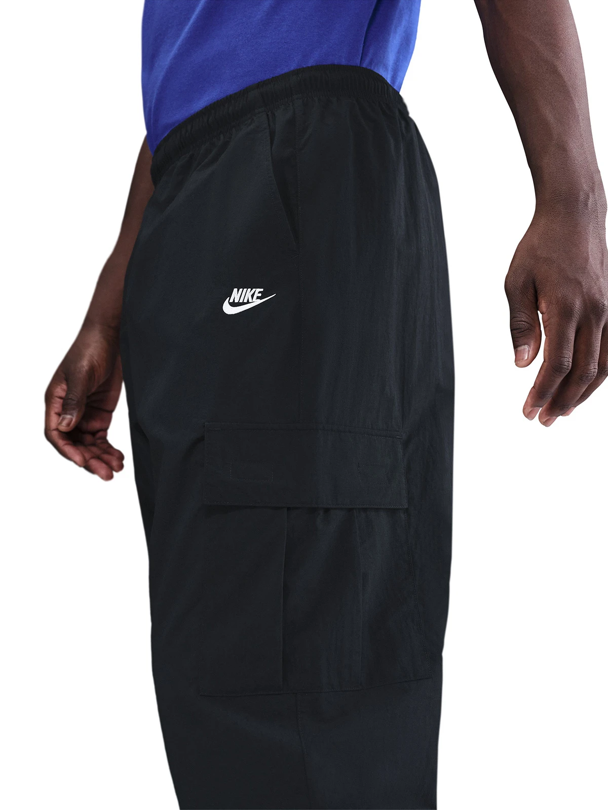 PANTALÓN BUZO CARGO HOMBRE NIKE NEGRO - 3
