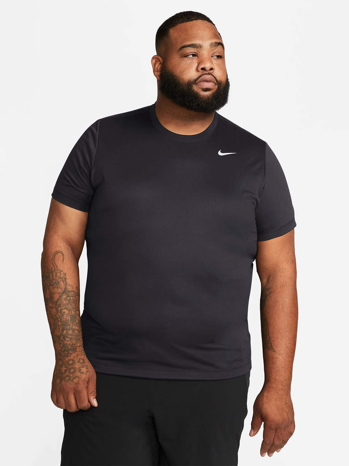 POLERA HOMBRE NIKE DX0989-010 NEGRO MANGA CORTA DRI-FIT LEGEND - 1