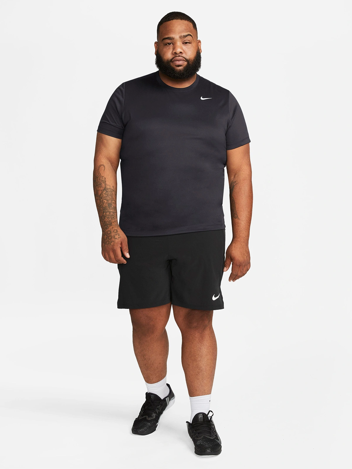 POLERA HOMBRE NIKE DX0989-010 NEGRO MANGA CORTA DRI-FIT LEGEND - 4