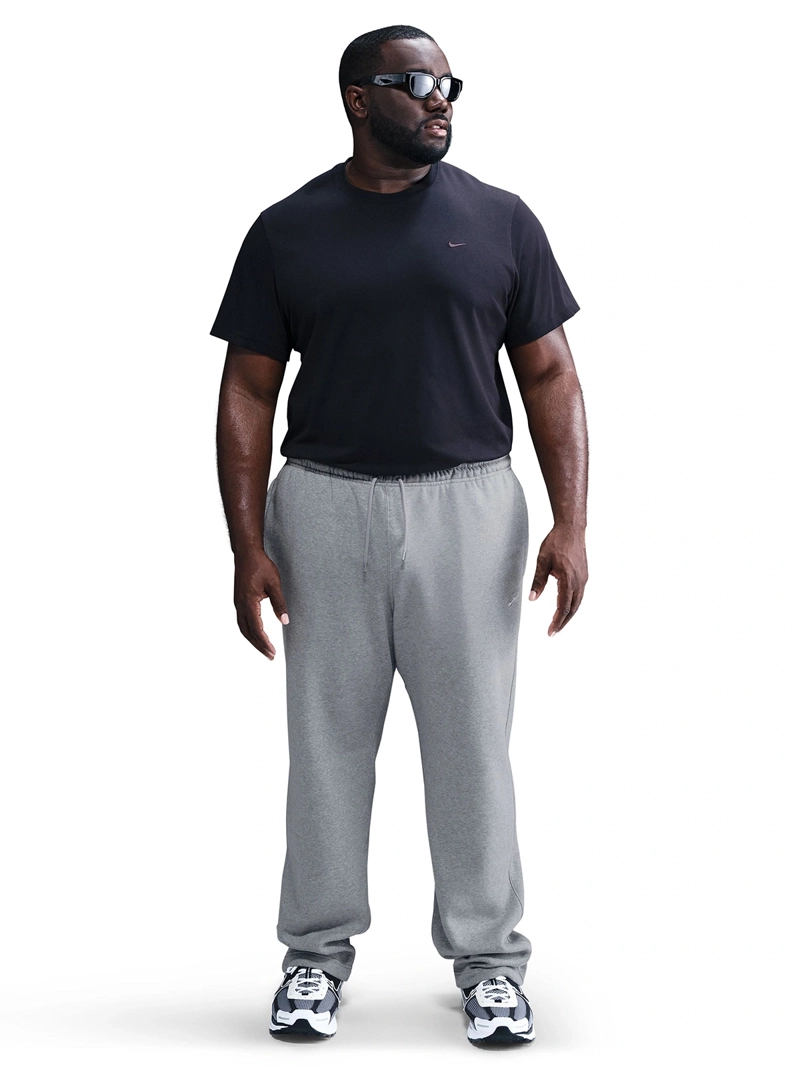 PANTALÓN BUZO ALGODÓN HOMBRE NIKE GRIS CLUB - 1