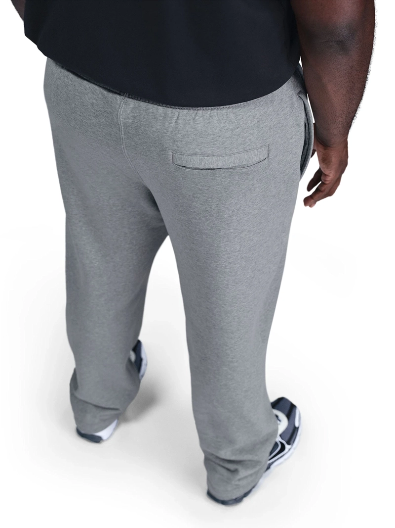 PANTALÓN BUZO ALGODÓN HOMBRE NIKE GRIS CLUB - 4