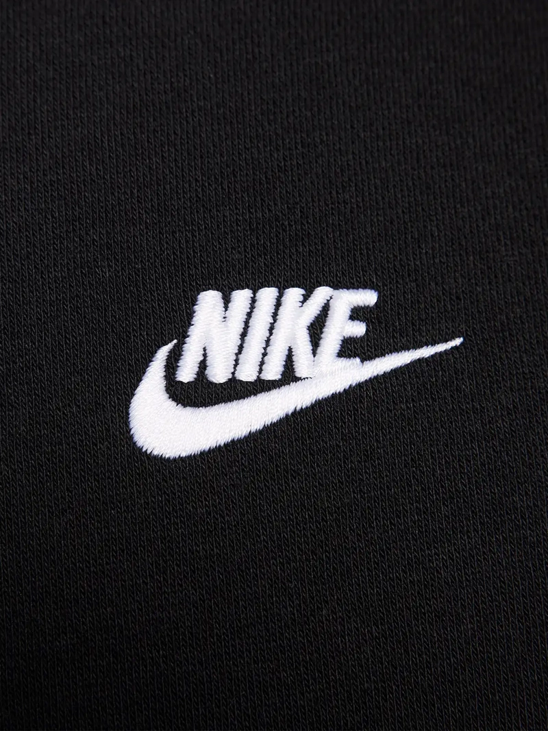 POLERÓN HOMBRE NIKE FN3886-010 NEGRO CUELLO REDONDO CLUB - 6