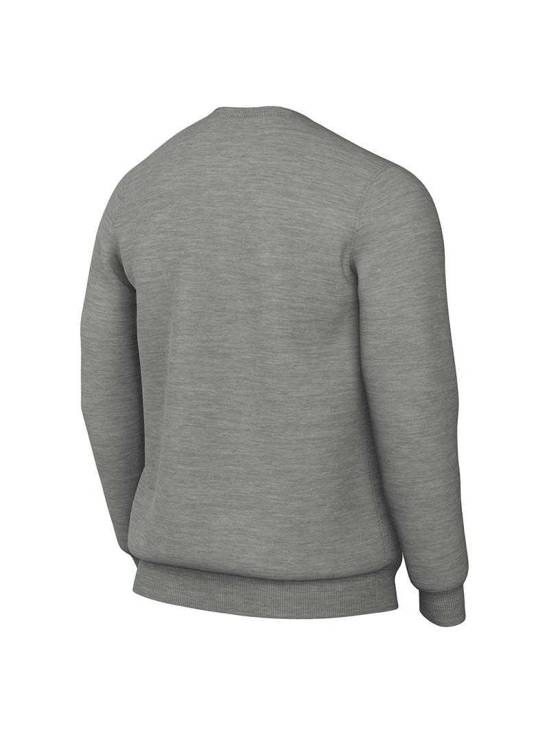 POLERÓN HOMBRE NIKE FN3886-063 GRIS CUELLO REDONDO CLUB - 7