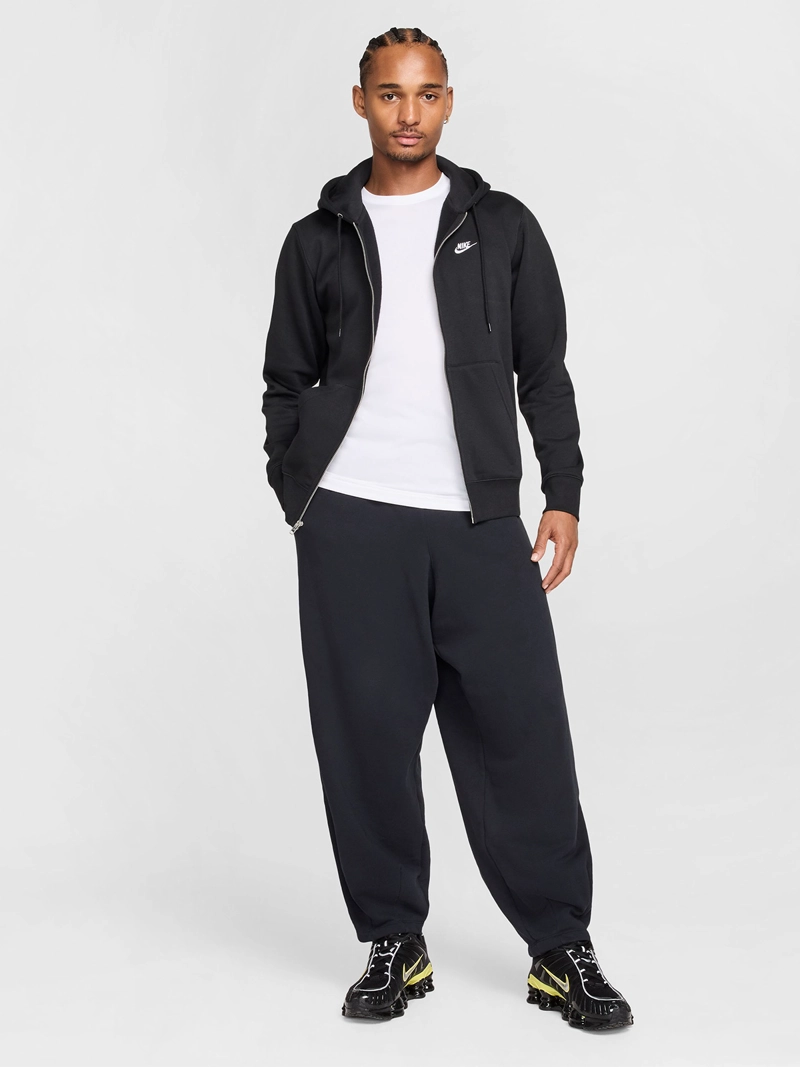 POLERÓN CON CIERRE HOMBRE NIKE FN3861-010 NEGRO CLUB - 8
