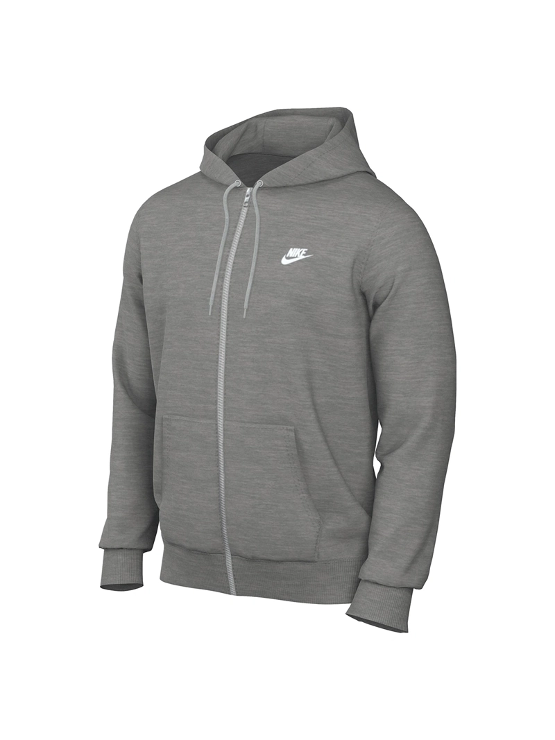POLERÓN CON CIERRE HOMBRE NIKE FN3861-063 GRIS CLUB - 6