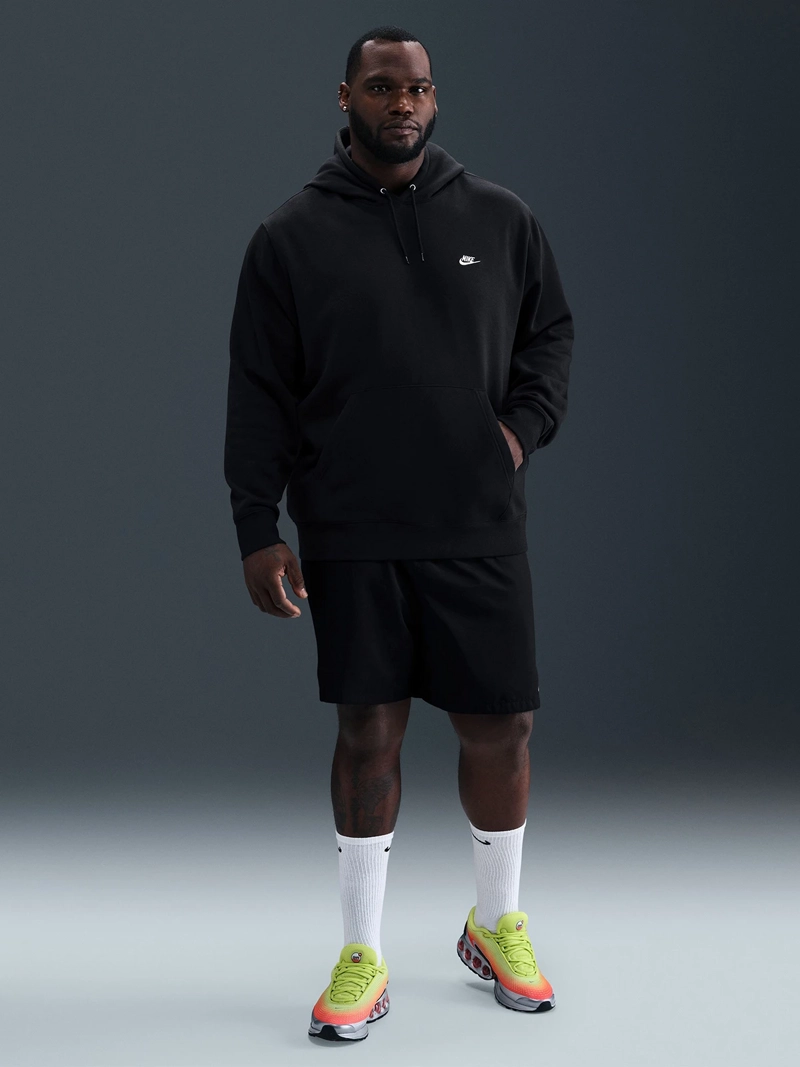 POLERÓN ALGODÓN HOMBRE NIKE NEGRO CLUB - 1