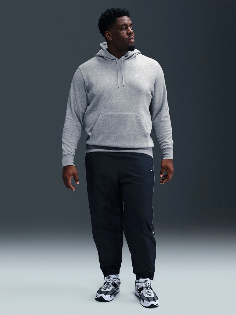 POLERÓN HOMBRE NIKE FN3859-063 GRIS HOODIE CLUB - 1