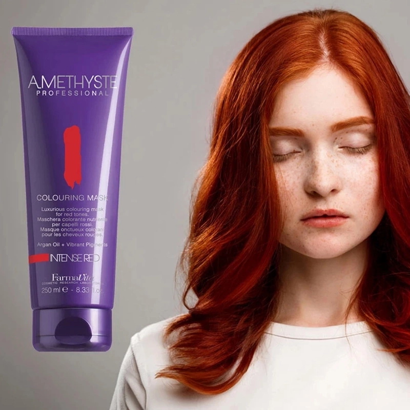 MASCARILLA CAPILAR FARMAVITA 250 ML AMETHYSTE COLOURING MASK RED - 4