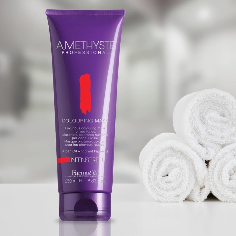 MASCARILLA CAPILAR FARMAVITA 250 ML AMETHYSTE COLOURING MASK RED - 5