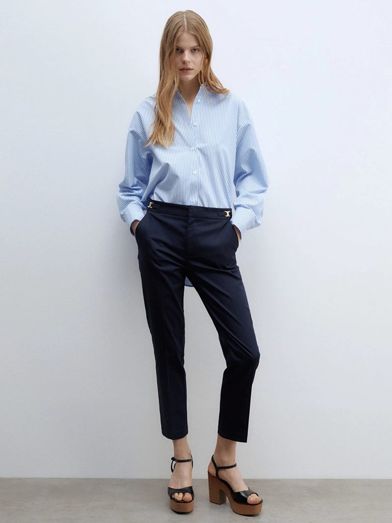 PANTALÓN ALGODÓN MUJER SFERA CAPRI - 1