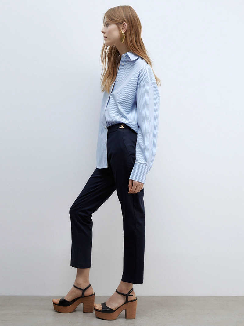 PANTALÓN ALGODÓN MUJER SFERA CAPRI - 2