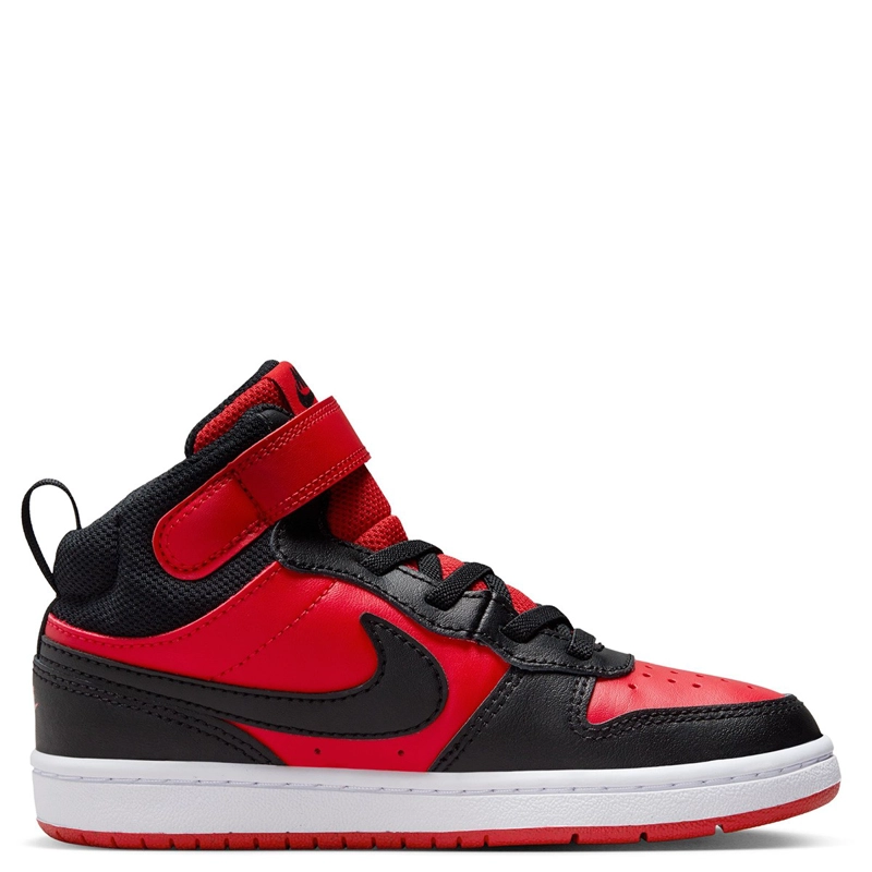 ZAPATILLAS UNISEX INFANTIL NIKE CASUALES ROJO COURT BOROUGH MID 2 BPV - 3