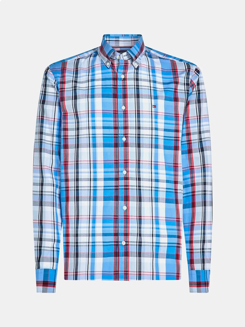 CAMISA HOMBRE TOMMY HILFIGER MANGA LARGA A CUADROS - 1
