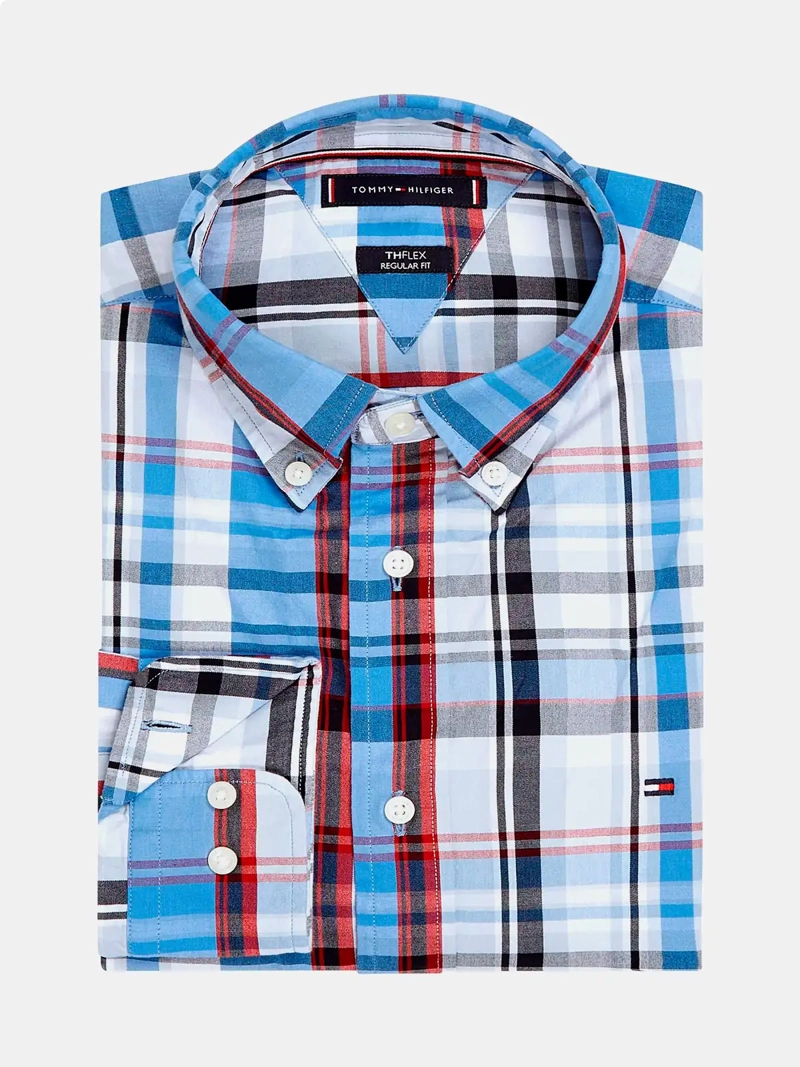 CAMISA HOMBRE TOMMY HILFIGER MANGA LARGA A CUADROS - 3