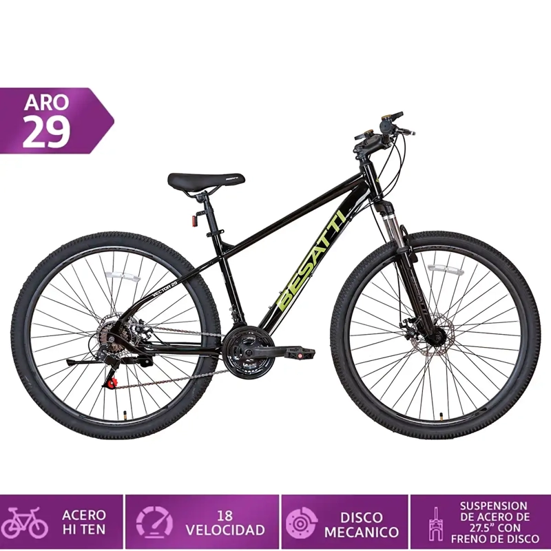 MOUNTAIN BIKE BESATTI VECTOR ARO 29 NEGRO - 1
