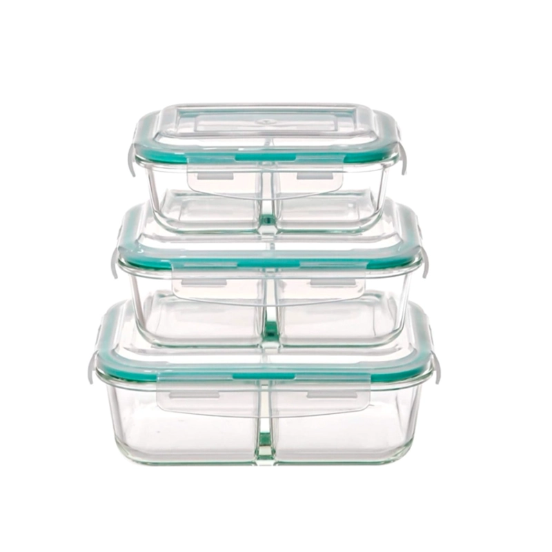 SET X3 TAPERS RIPLEY HOME RECTANGULAR VIDRIO CON DIVISIÓN - 1