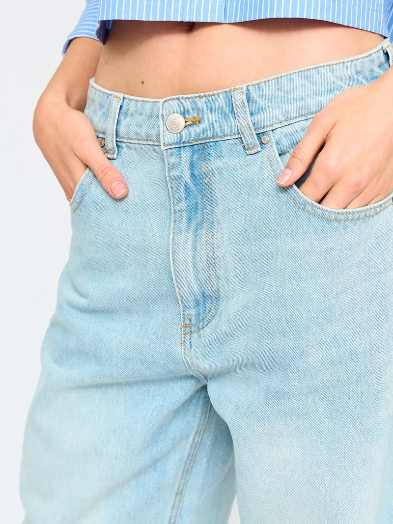 JEANS MUJER INDEX BAGGY ALGODÓN  - 4