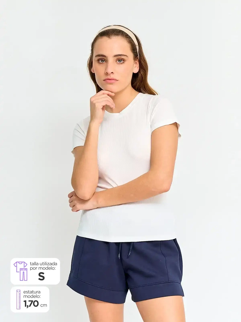 POLERA MANGA CORTA MUJER HEAD DRIP - 1