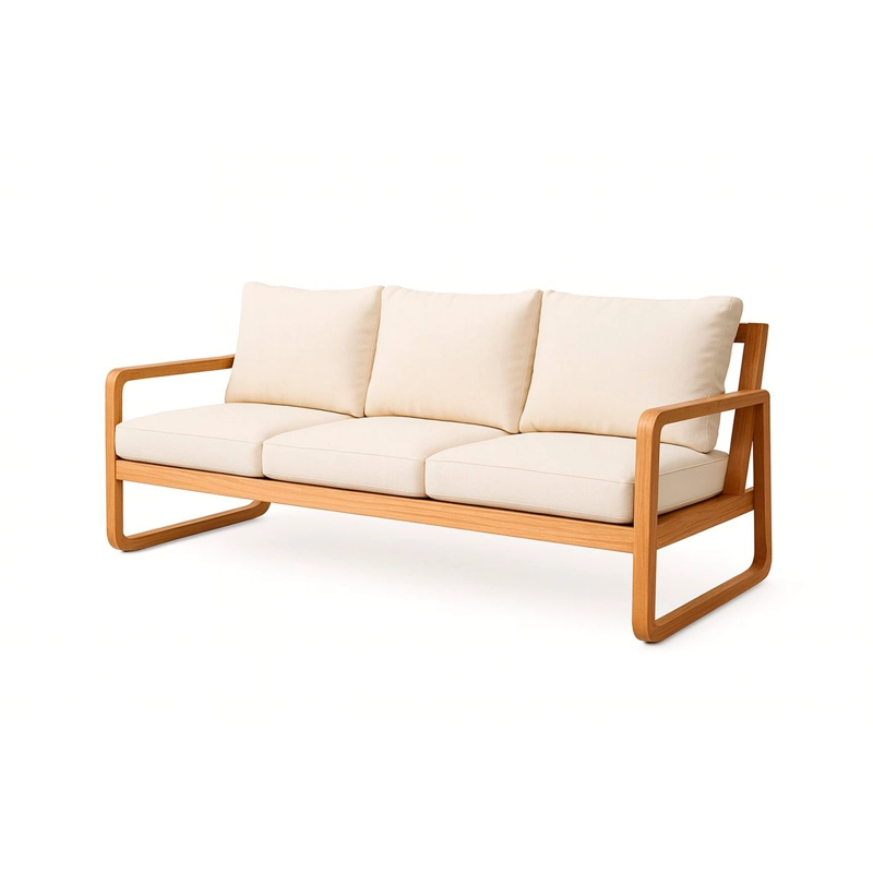 JUEGO DE LIVING RIPLEY HOME VINCENT ACACIA 311 CON MESA DE CENTRO - 3