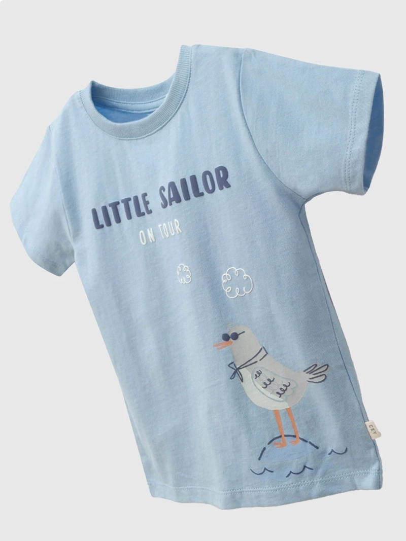 POLERA MANGA CORTA NIÑO COLLOKY VELERO - 3