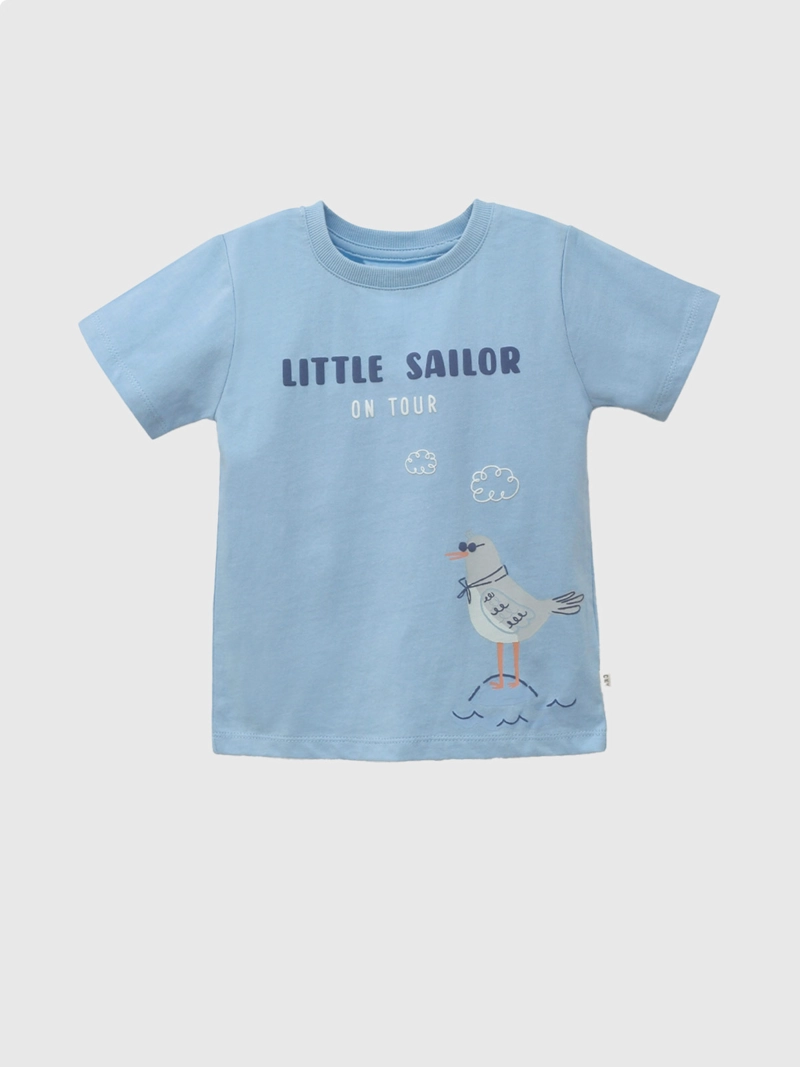 POLERA MANGA CORTA NIÑO COLLOKY VELERO - 1