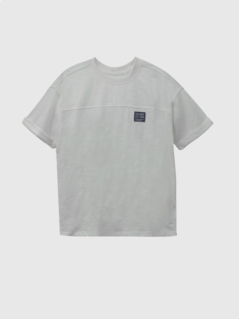 POLERA MANGA CORTA NIÑO COLLOKY CORTE - 1