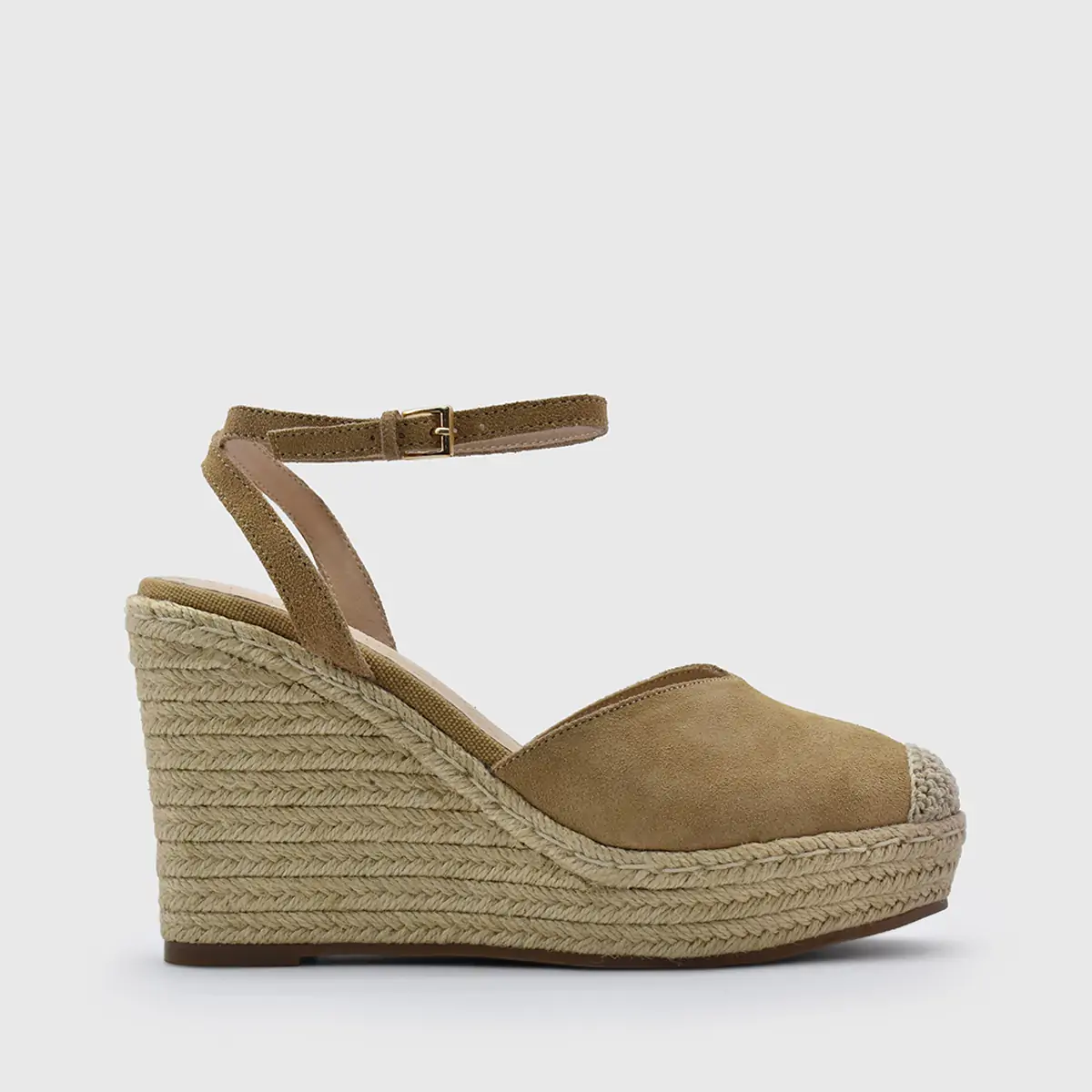SANDALIAS MUJER CACHAREL CUERO AJON - 1