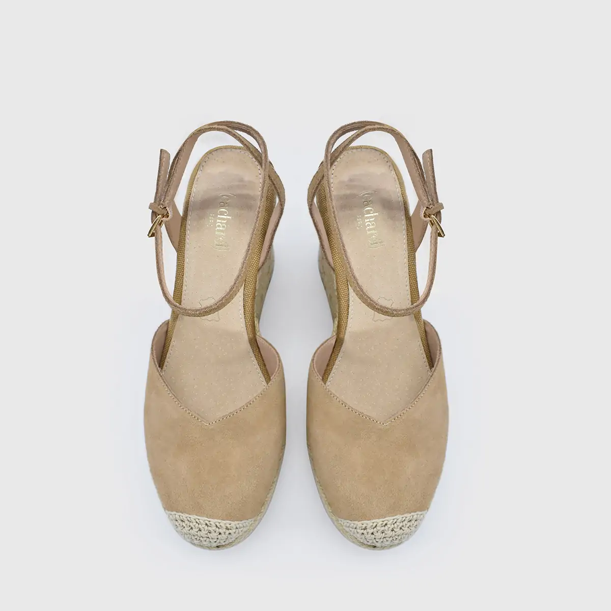 SANDALIAS MUJER CACHAREL CUERO AJON - 4