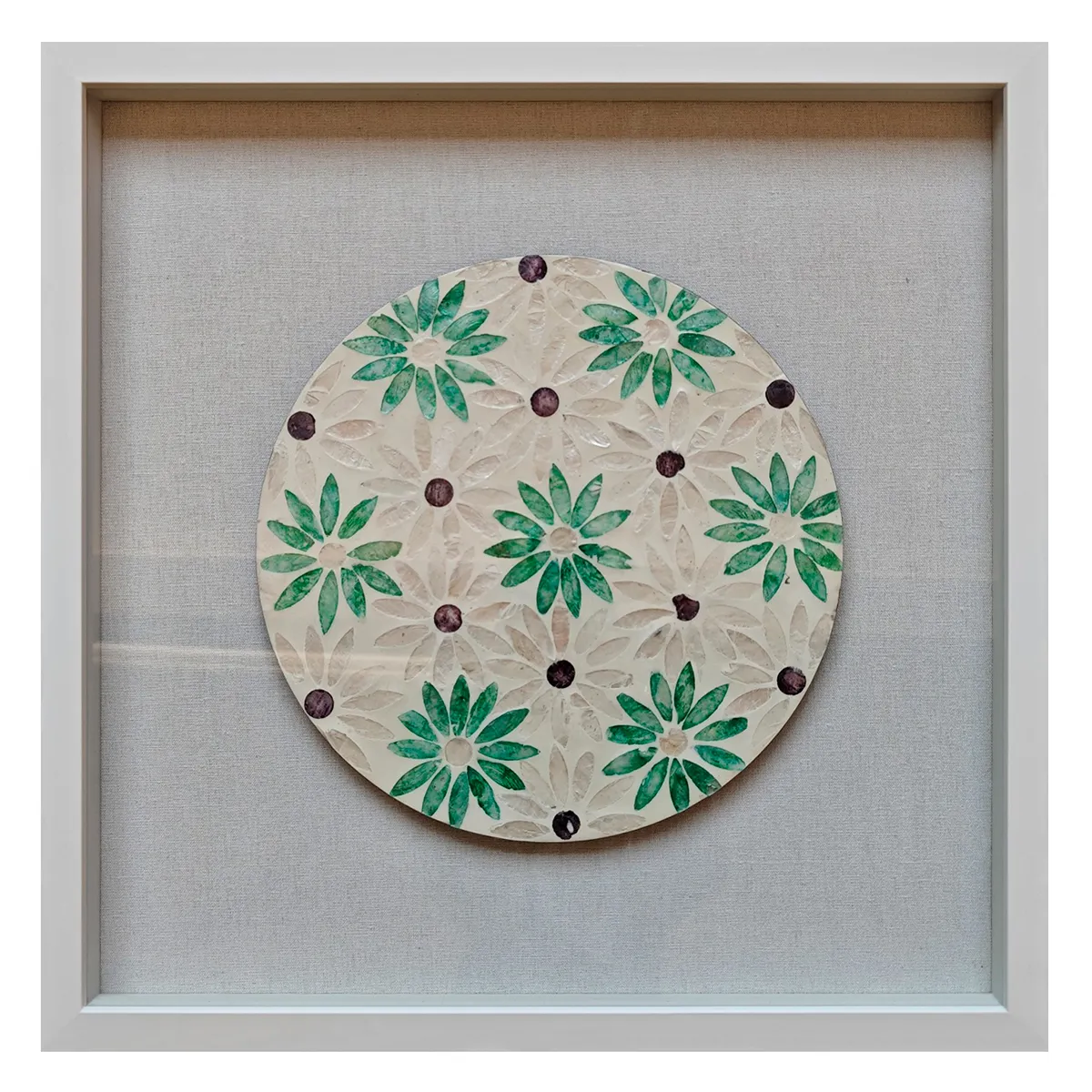CUADRO RIPLEY HOME PLATO FLORES 50X50 CM - 1