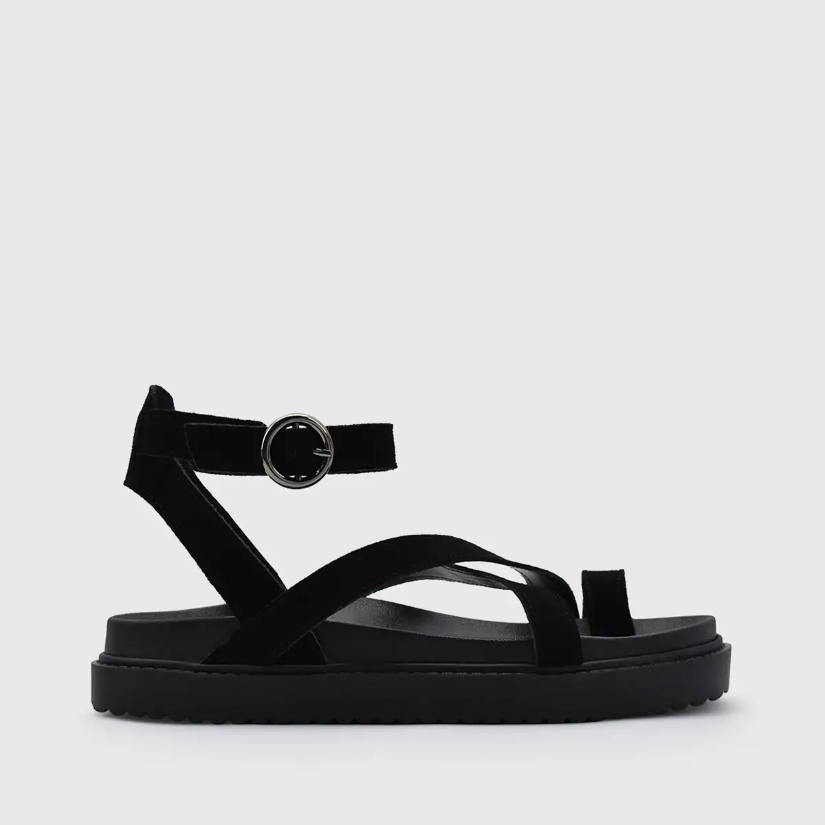 SANDALIAS MUJER BARBADOS CUERO BASCA - 1