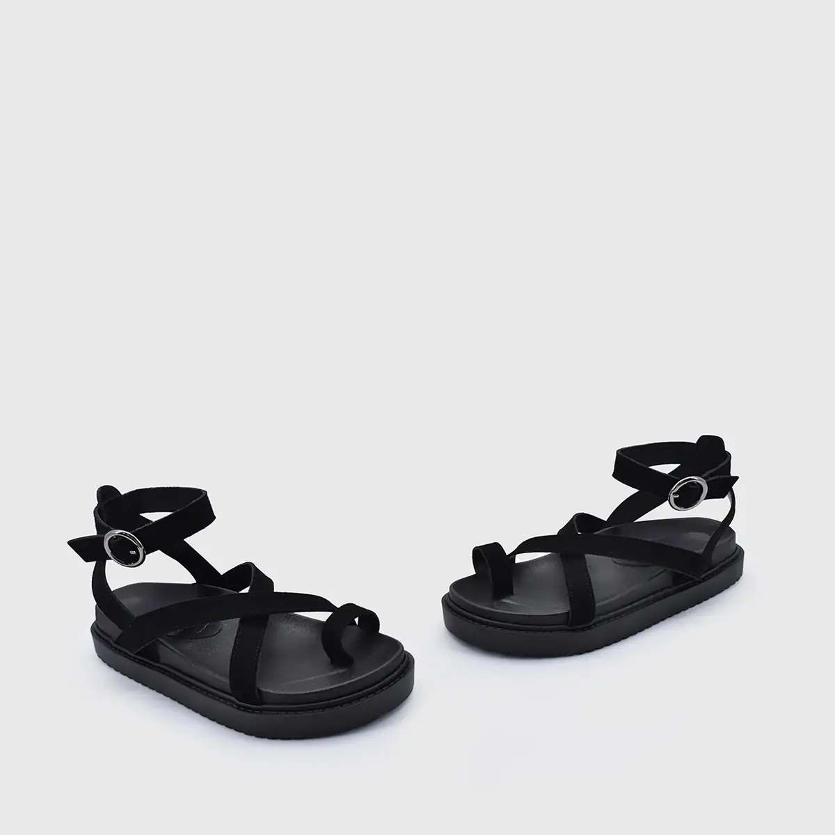 SANDALIAS MUJER BARBADOS CUERO BASCA - 2