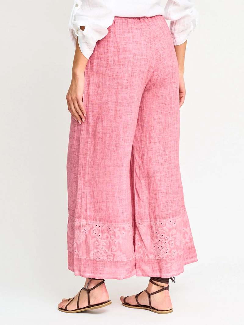 PANTALÓN MUJER TATIENNE REGULAR LINO  - 2