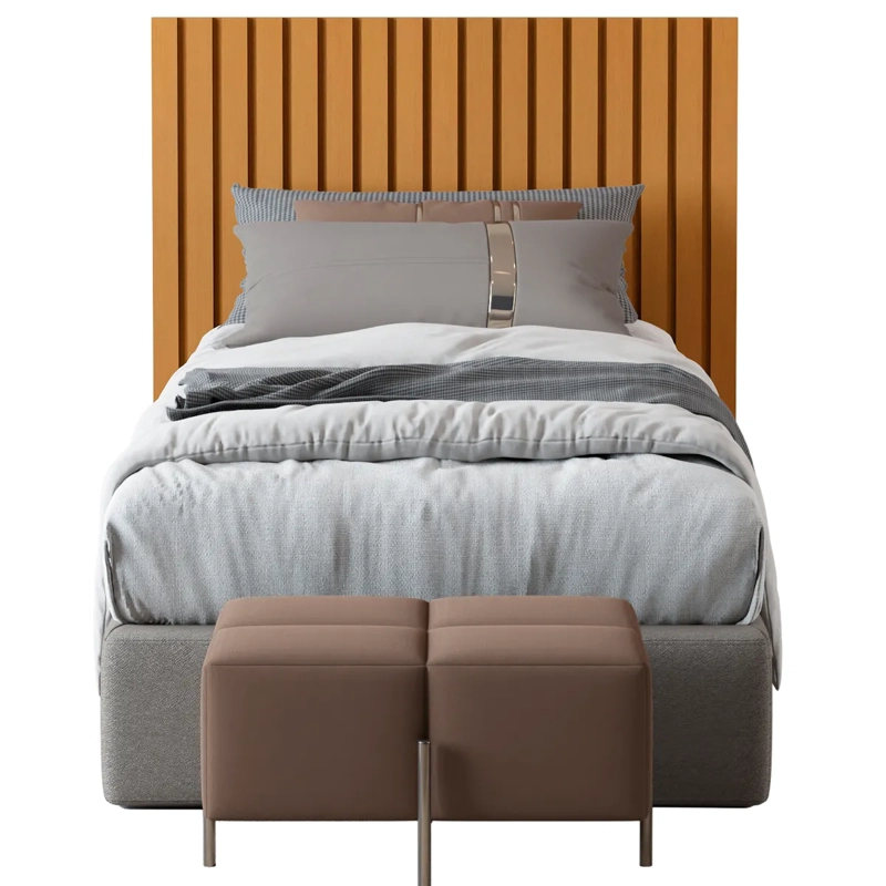 RESPALDO BE DESIGN OANEL SINGL MADERA CARAMELO - 3