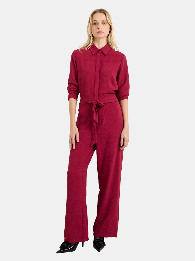 ENTERITO MUJER ASH MANGA LARGA WIDE LEG - 3