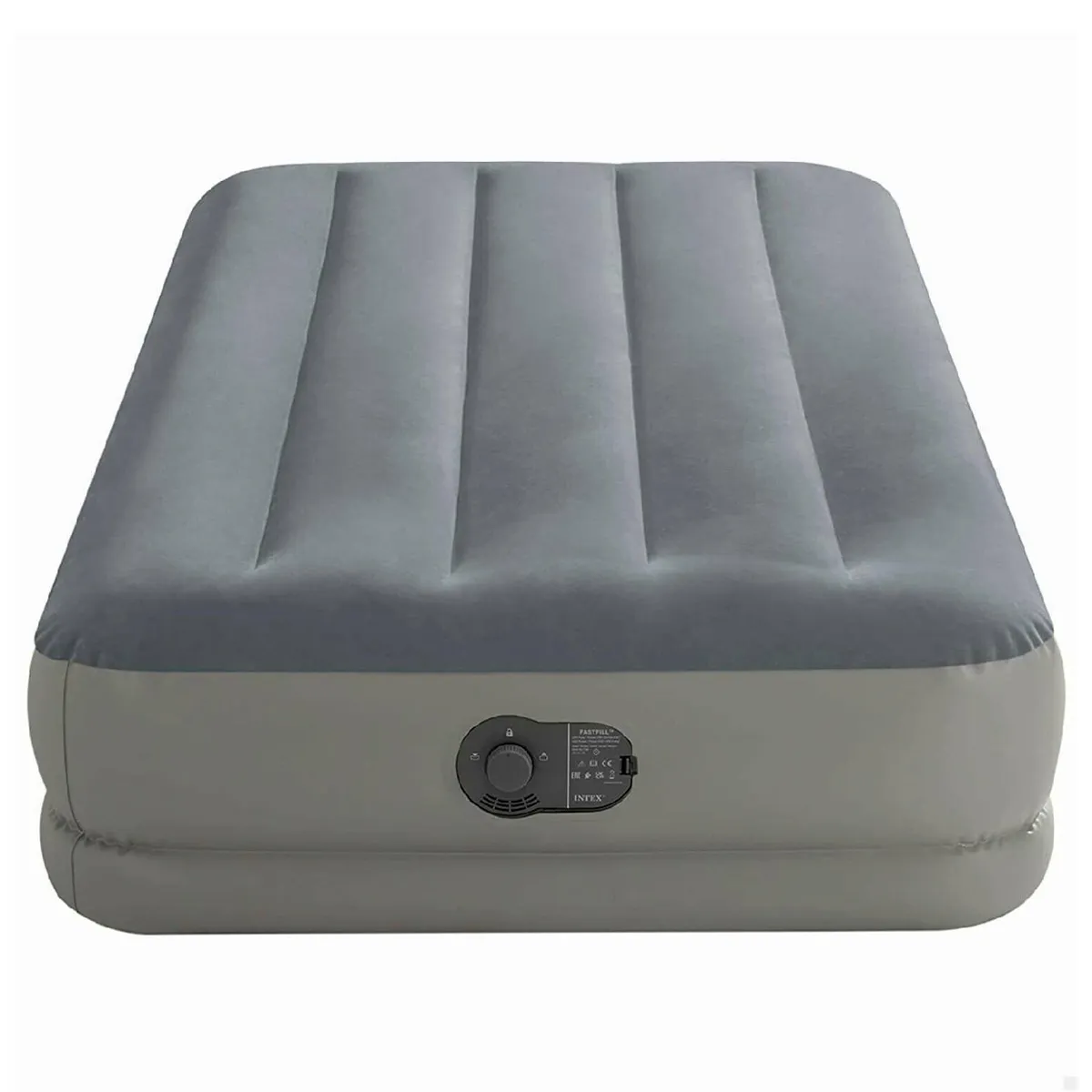 CAMA BE DESIGN INFLABLE ELÉCTRICA 1 PLAZA GRIS - 2