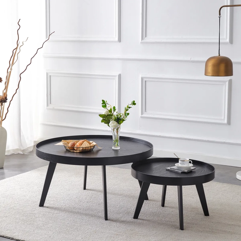 SET MESA DE CENTRO RIPLEY HOME POET NEGRO - 6