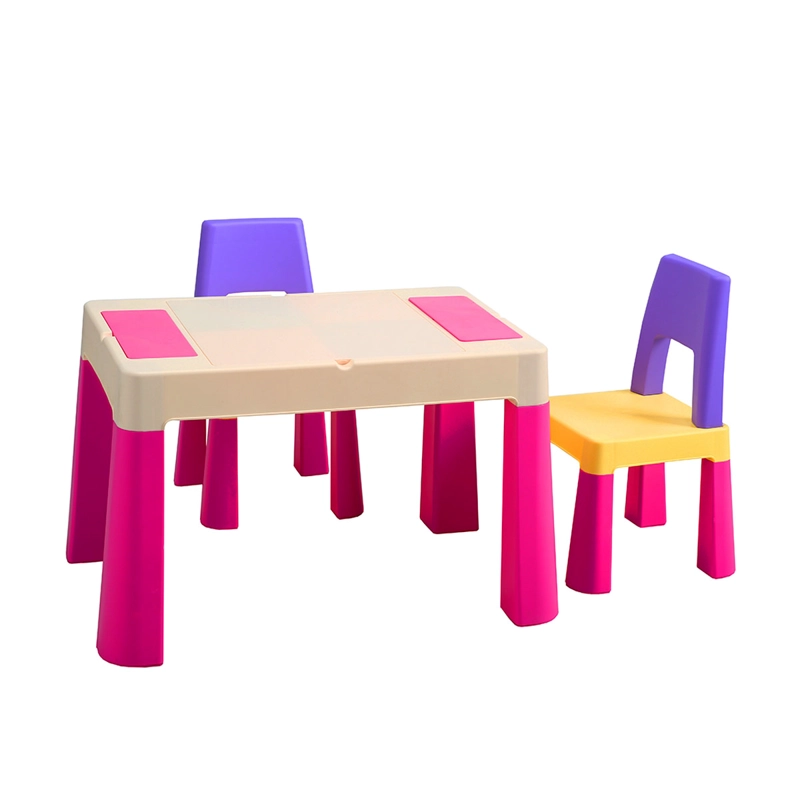 MESA DIDÁCTICA KIDSCOOL PINK 2 SILLAS - 1