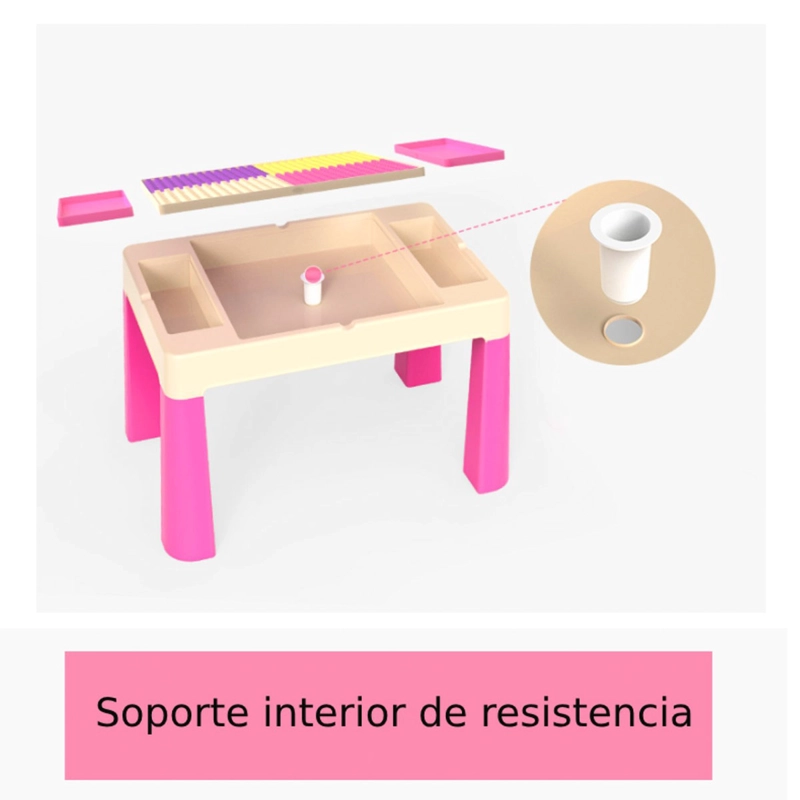 MESA DIDÁCTICA KIDSCOOL PINK 2 SILLAS - 4