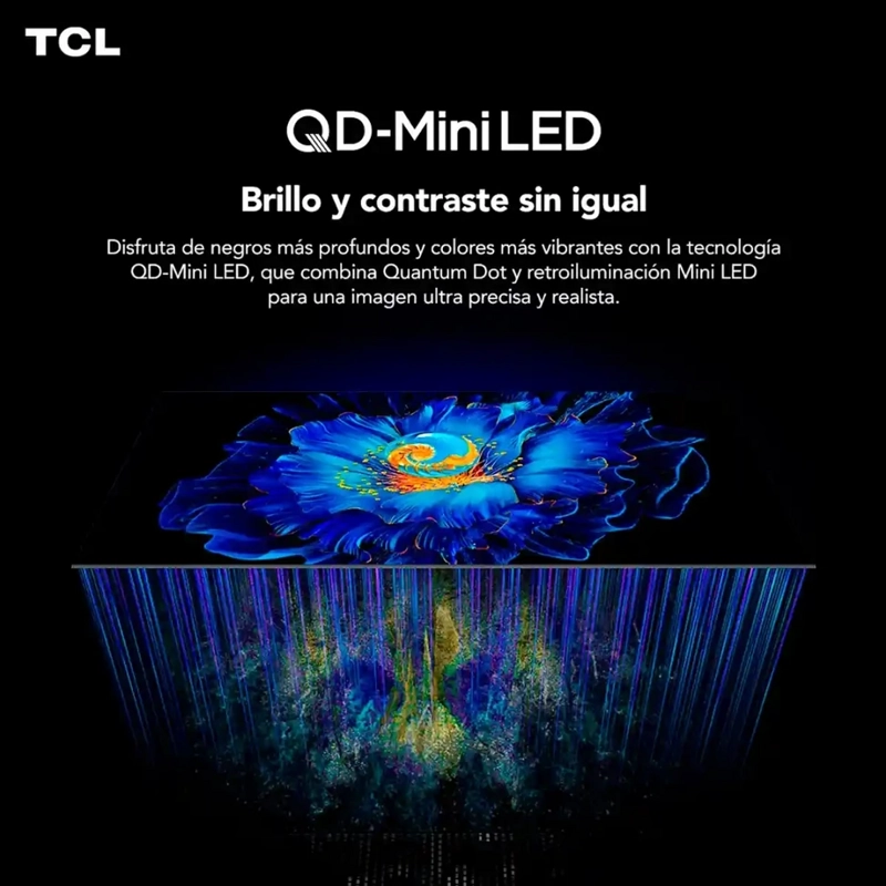 SMART TV TCL QLED MINI LED 4K UHD 65” 65C6KS - 3