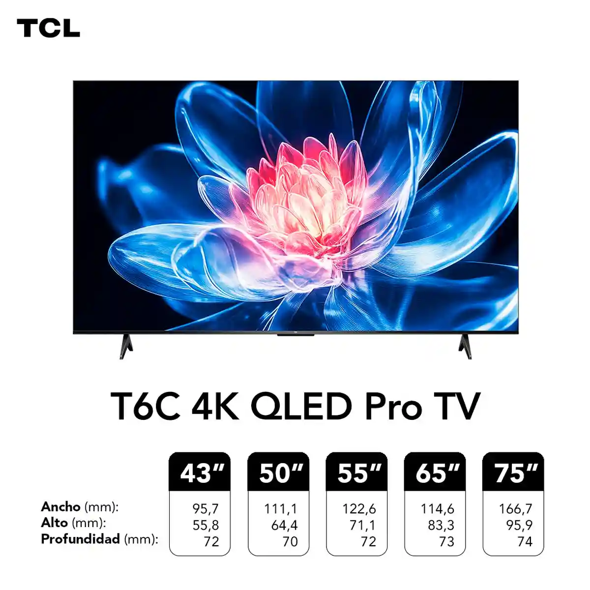 SMART TV TCL QLED 4K UHD 65” 65T6C - 12