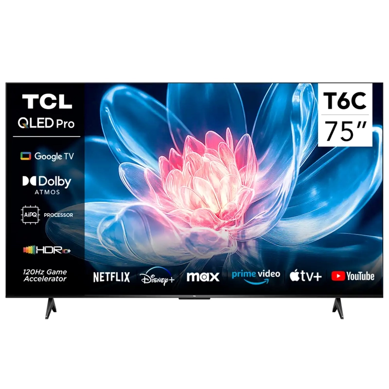 SMART TV TCL QLED 4K UHD 75” 75T6C - 2