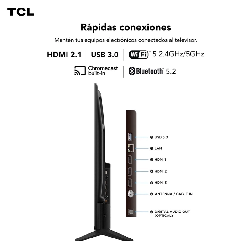 SMART TV TCL QLED 4K UHD 75” 75T6C - 11