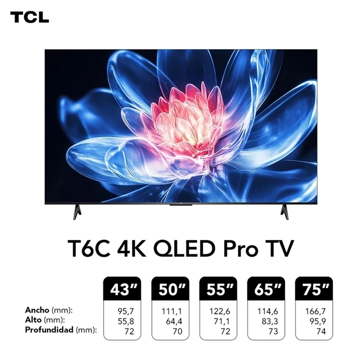 SMART TV TCL QLED 4K UHD 75” 75T6C - 12