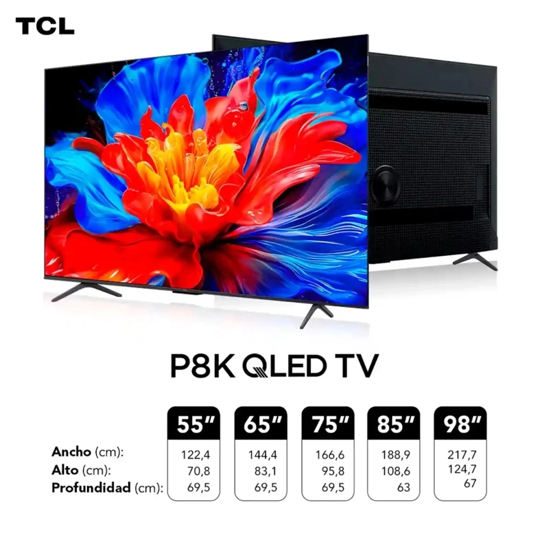 SMART TV TCL QLED 4K UHD 98” 98P8K - 12