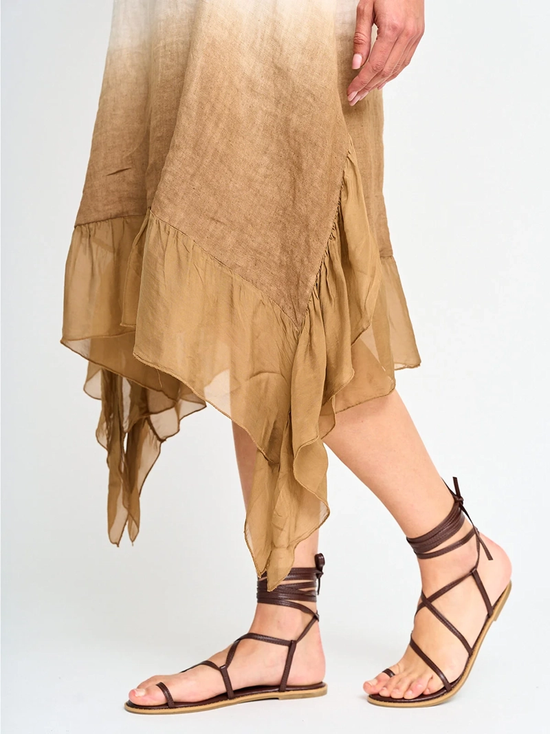 VESTIDO MUJER TATIENNE LINO LARGO - 4