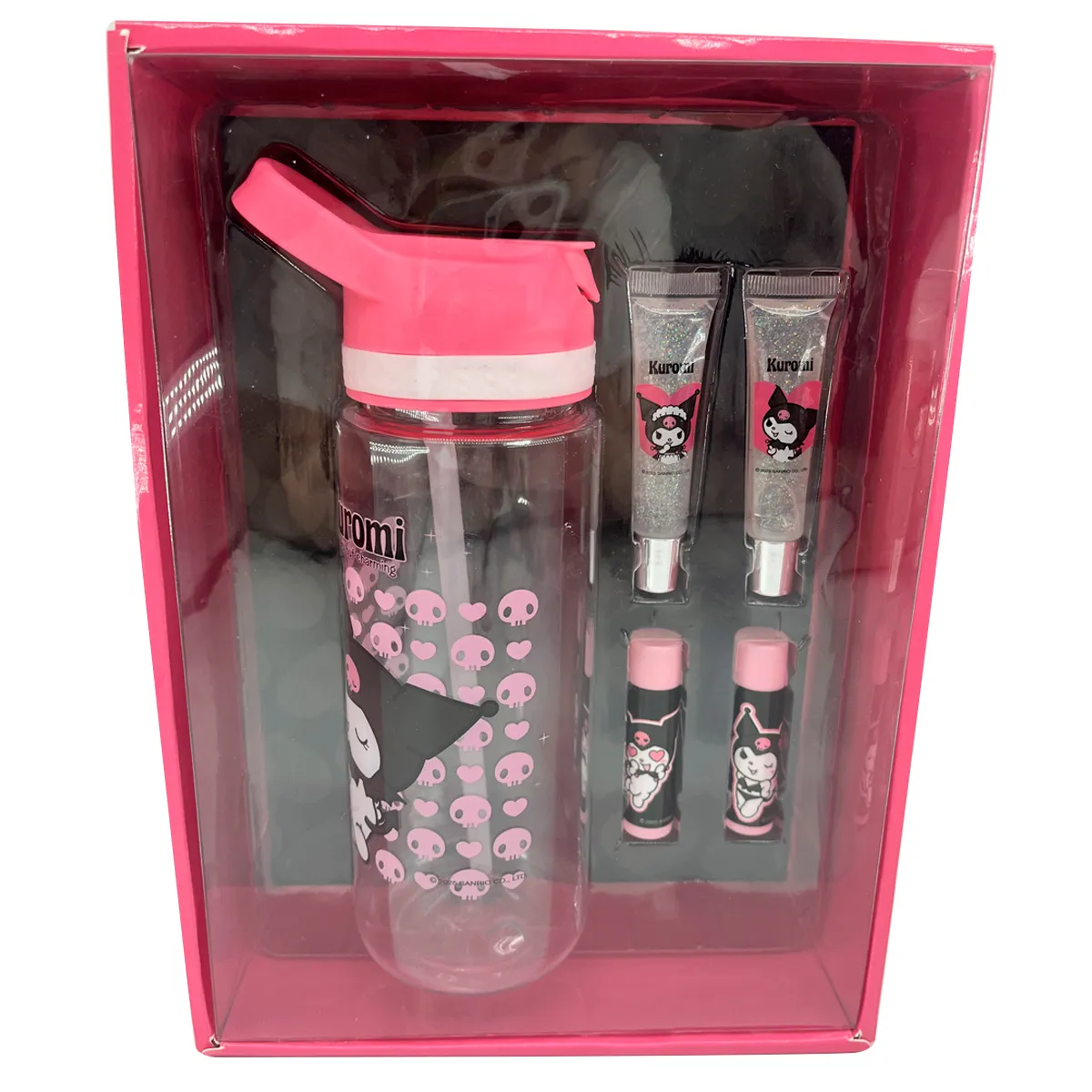 SET BOTELLA + 4 LABIALES KUROMI - 1